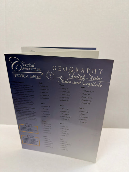 Cycle 3 Trivium Table Classical Conversations Pre-Owned Classical Conversations