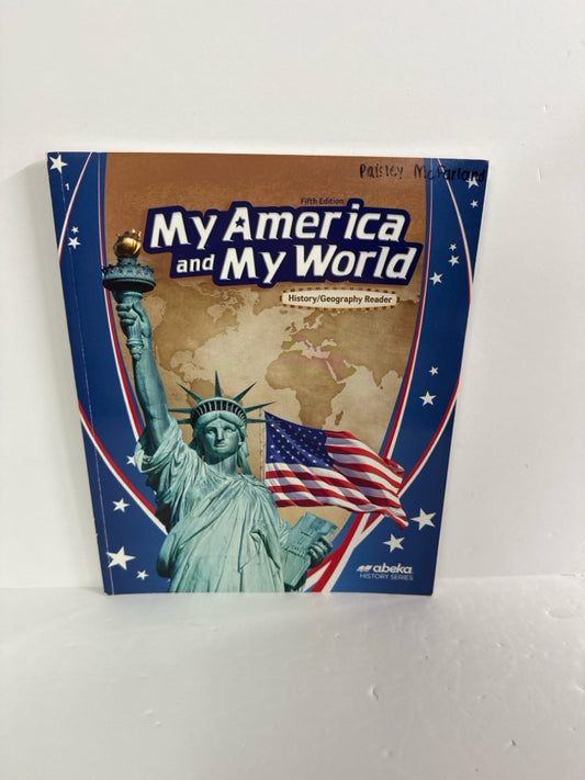 My America and My World Abeka Student Book Pre-Owned 1st Grade History Textbooks