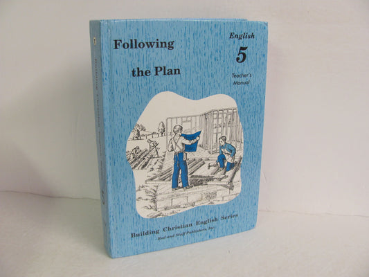 English 5 Rod & Staff Teacher Manual  Pre-Owned 5th Grade Language Textbooks