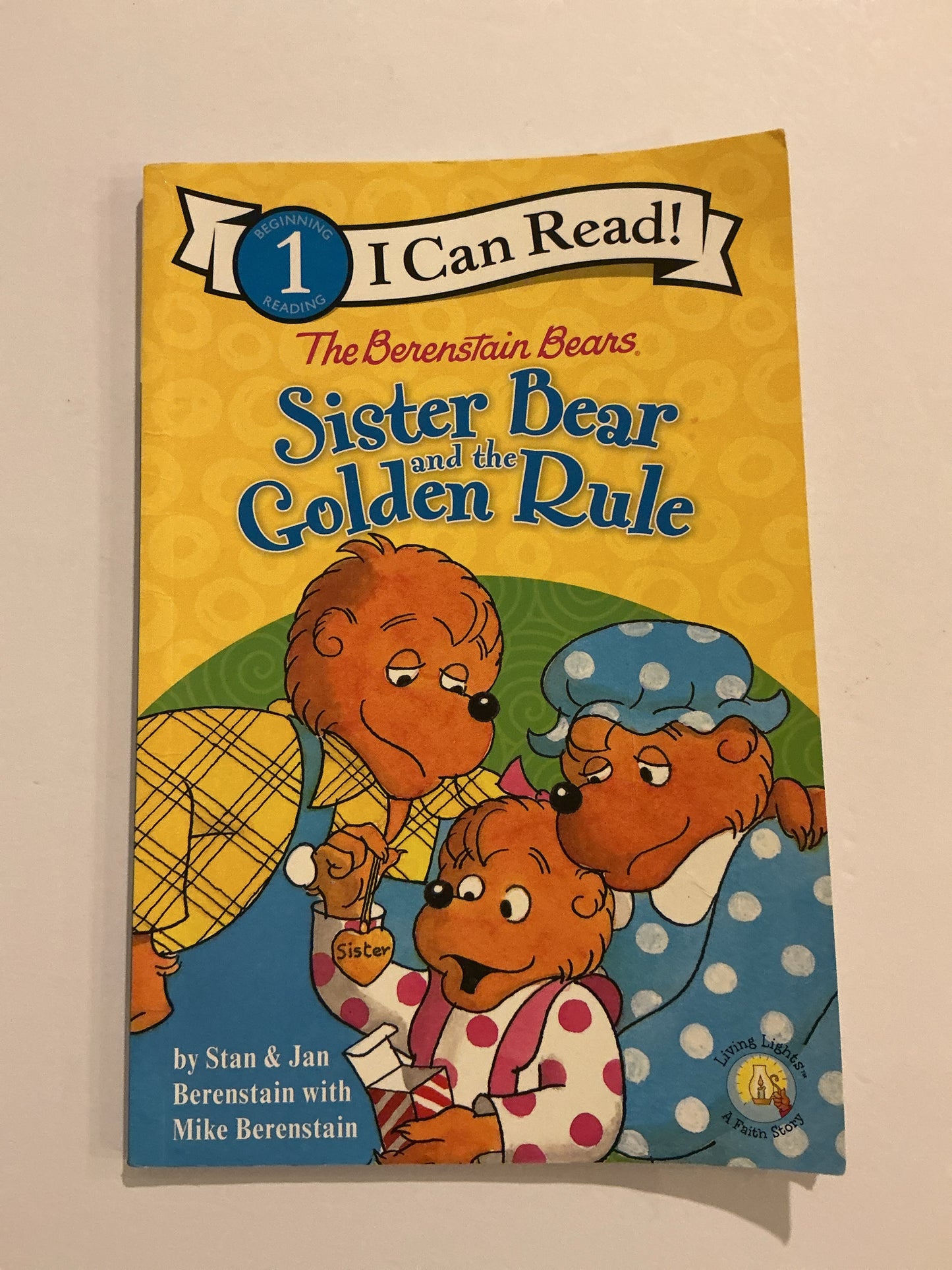 Sister Bear and the Golden Rule Zonderkidz- Pre-Owned Children's Books