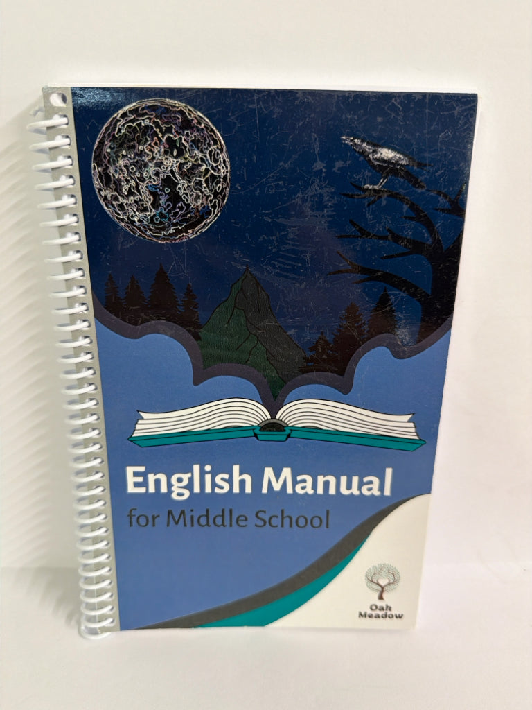 English Manual for Middle School Oak Meadow Pre-Owned Language Textbooks