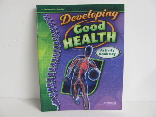 Developing Good Health Abeka Activity Key Pre-Owned 4th Grade Health Books