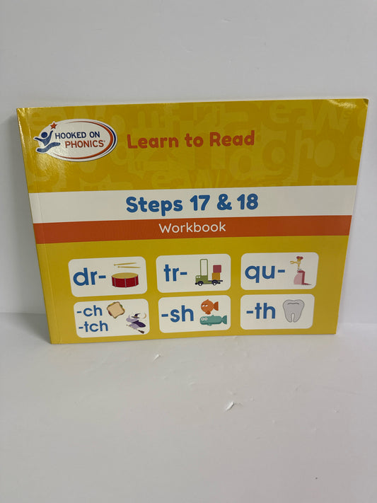 Learn to Read Hooked on Phonics Workbook  Pre-Owned Early Learning Books