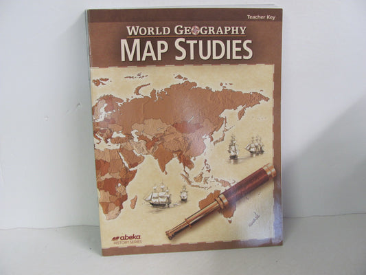 World Geography Abeka Map Key Pre-Owned 9th Grade History Textbooks