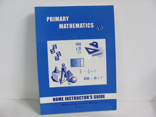 Primary Mathematics 4B Singapore 4th Grade Mathematics Textbooks