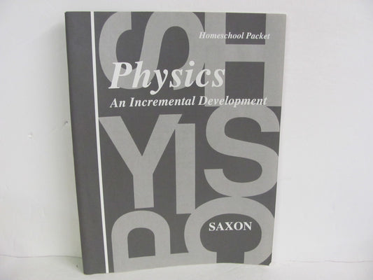 Physics Saxon Answer Key  Pre-Owned High School Mathematics Textbooks