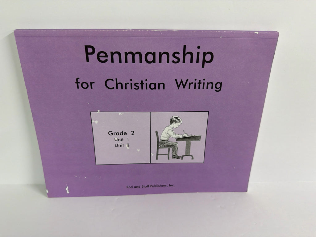 Penmanship for Christian Writing Rod and Staff Student Book Language Textbooks