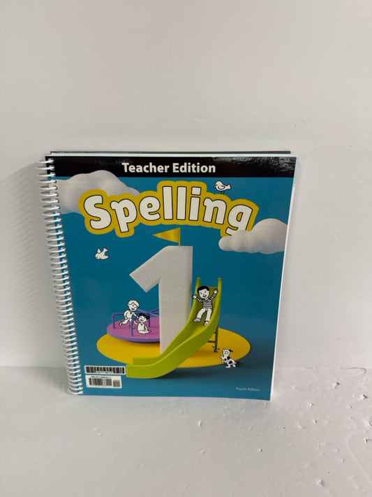 Spelling BJU Press Teacher Edition  Pre-Owned 1st Grade Language Textbooks
