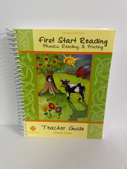 First Start Reading Memoria Press Teacher Guide  Pre-Owned Memoria Press