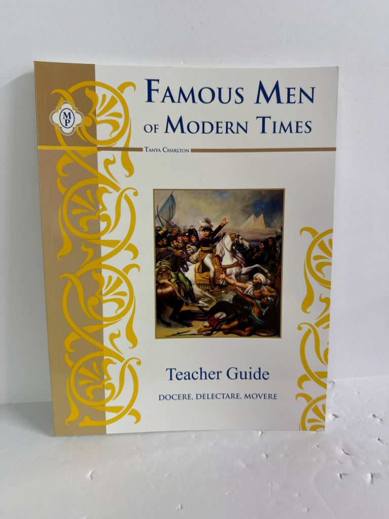 Famous Men of Modern Times Memoria Press Teacher Guide  Pre-Owned Memoria Press