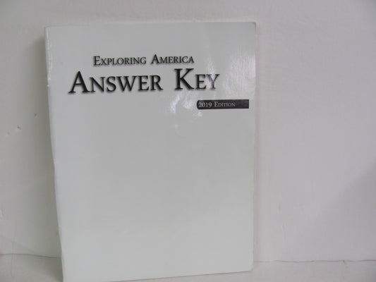 Exploring America Notgrass Answer Key  Pre-Owned High School History Textbooks