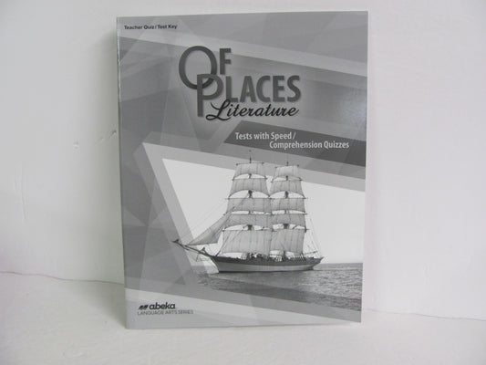 Of Places Literature Abeka Quiz/Test Key  Pre-Owned 8th Grade Reading Textbooks