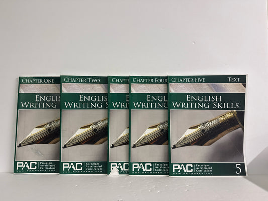 English Writing Skills Paradigm Set  Pre-Owned High School Language Textbooks