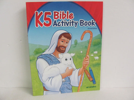 K5 Bible Activity Book Abeka Activity Book  Pre-Owned Kindergarten Bible Books
