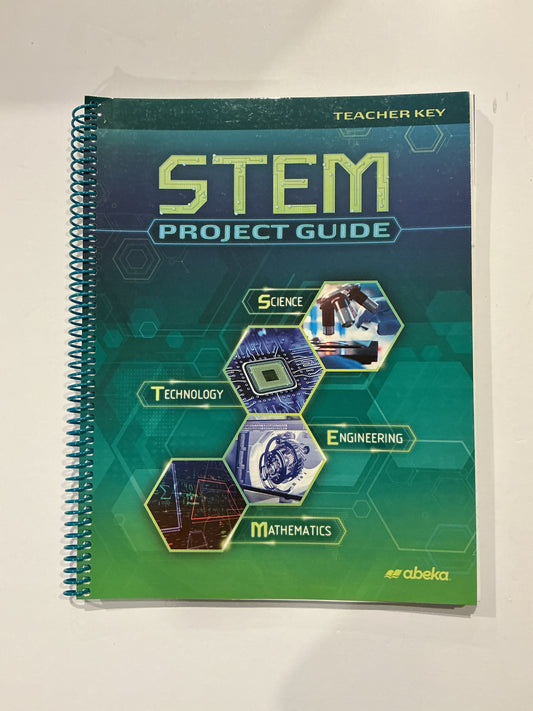 Stem Project Guide  Abeka Teacher Key  Pre-Owned 9th Grade Science Textbooks
