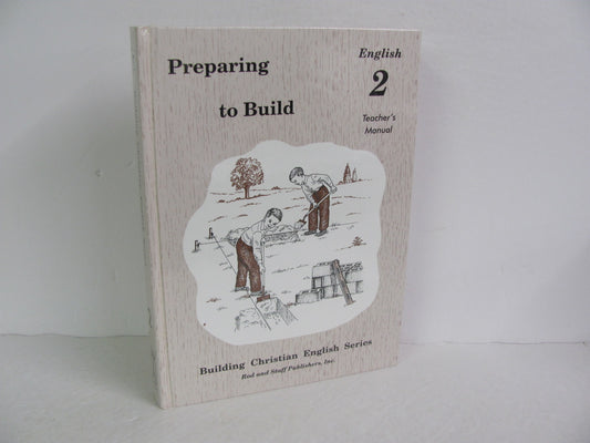 English 2 Rod & Staff Teacher Manual  Pre-Owned 2nd Grade Language Textbooks