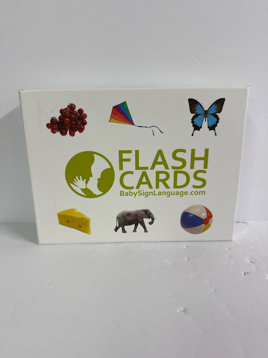 Baby Sign Langua Baby Sign Language Flashcards Pre-Owned Early Learning