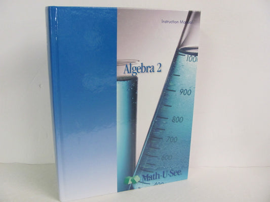 Algebra 2 Math U See Instruction Manual  Pre-Owned Mathematics Textbooks