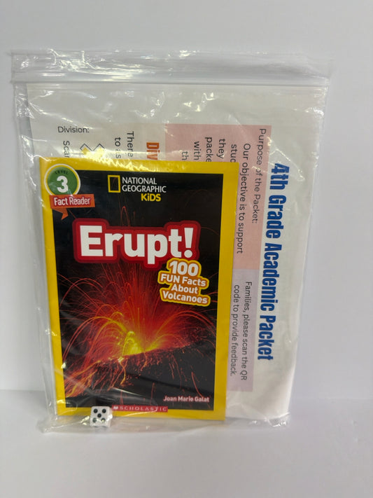 Erupt Discovery Guide National Geographic Kids Set  Pre-Owned Earth/Nature Books