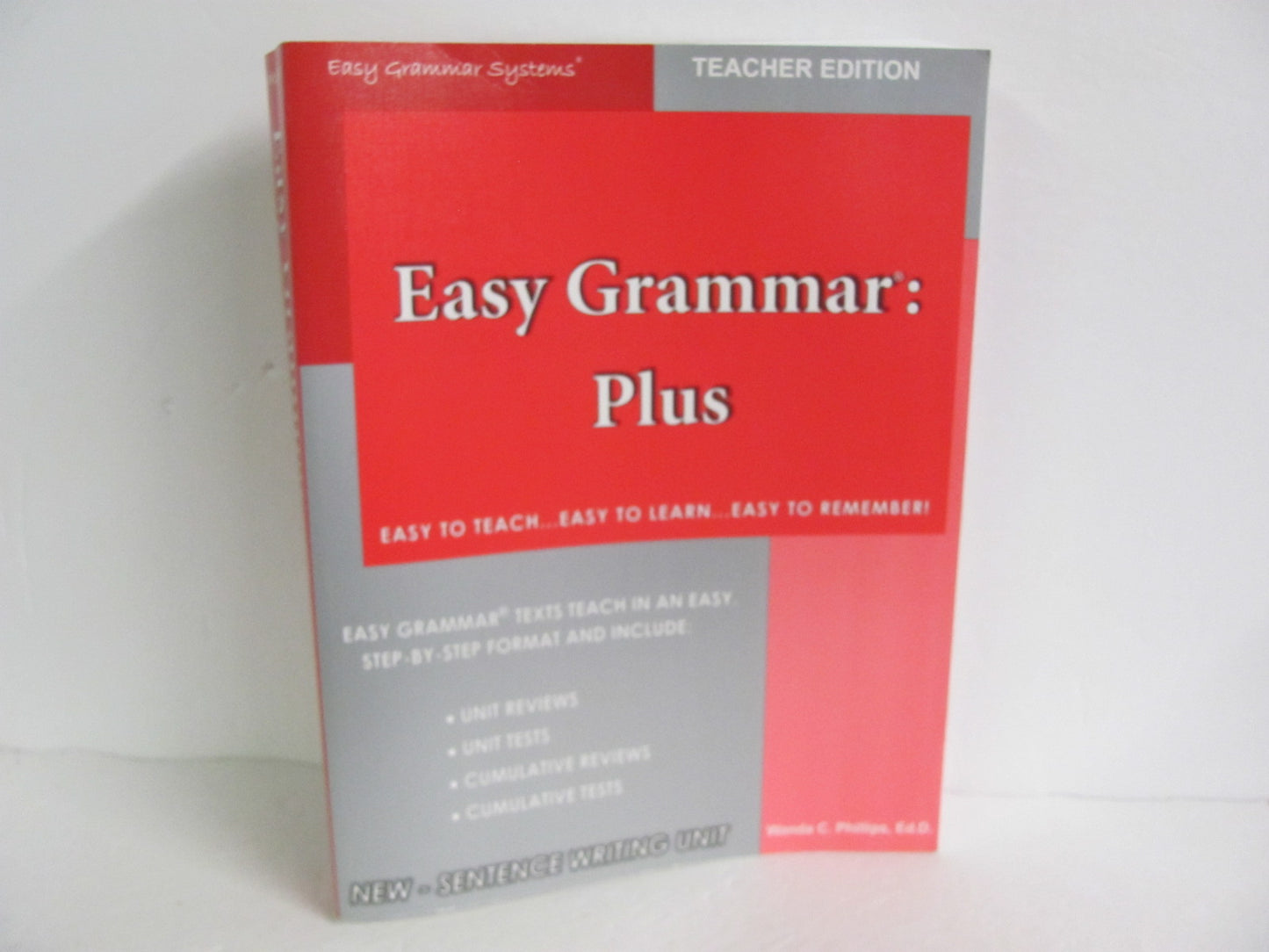 Easy Grammar Plus ISHA Enterprises Teacher Edition  Pre-Owned Language Textbooks