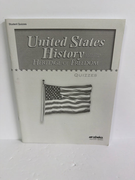 United States History Abeka Quizzes Pre-Owned 11th Grade Math, History & Science