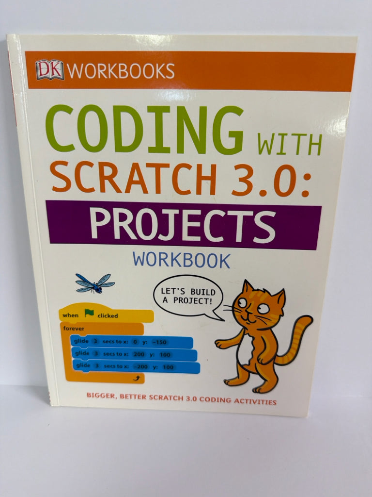 Coding with Scratch 3.0 DK Publishing Workbook  Pre-Owned Electives Books