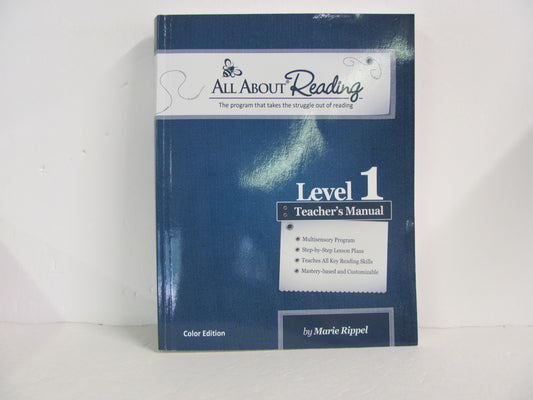 Level 1 All About Reading Teacher's Manual Pre-Owned Reading Textbooks