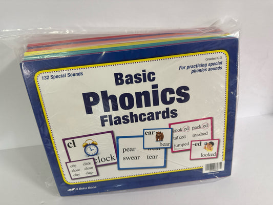 Basic Phonics Flashcards Abeka Flashcards Pre-Owned Language Textbooks