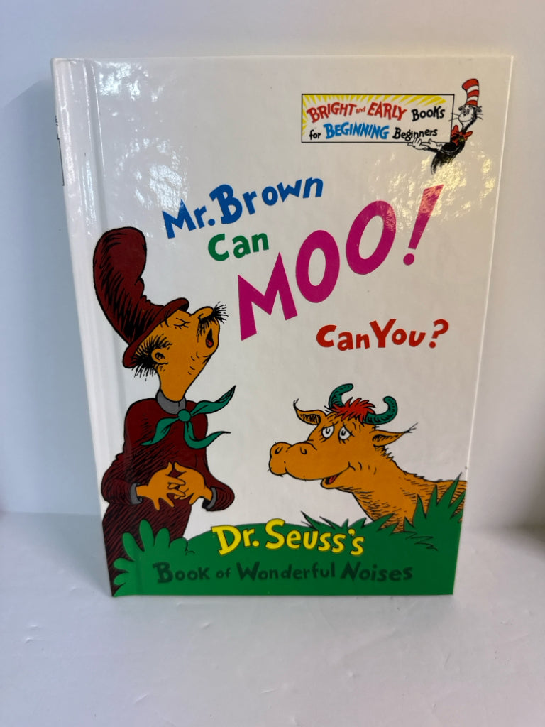 Mr. Brown Can Moo Dr. Seuss Grolier Hardback Books