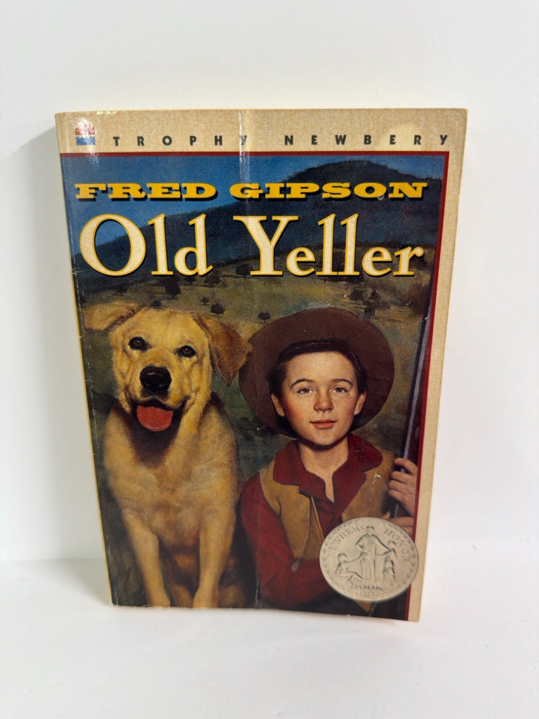 Old Yeller Harper Trophy Pre-Owned Fred Gipson Fiction Books