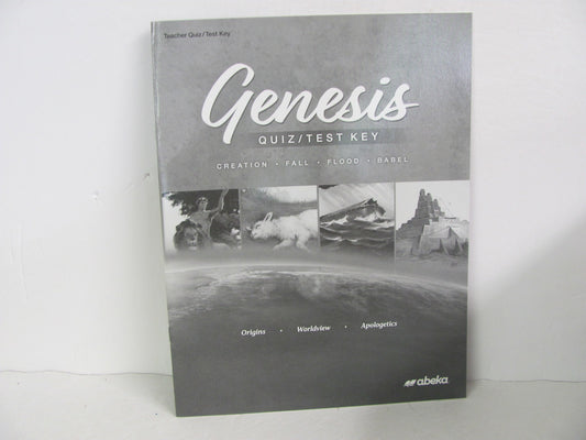 Genesis Abeka Quiz/Test Key  Pre-Owned 12th Grade Bible Textbooks