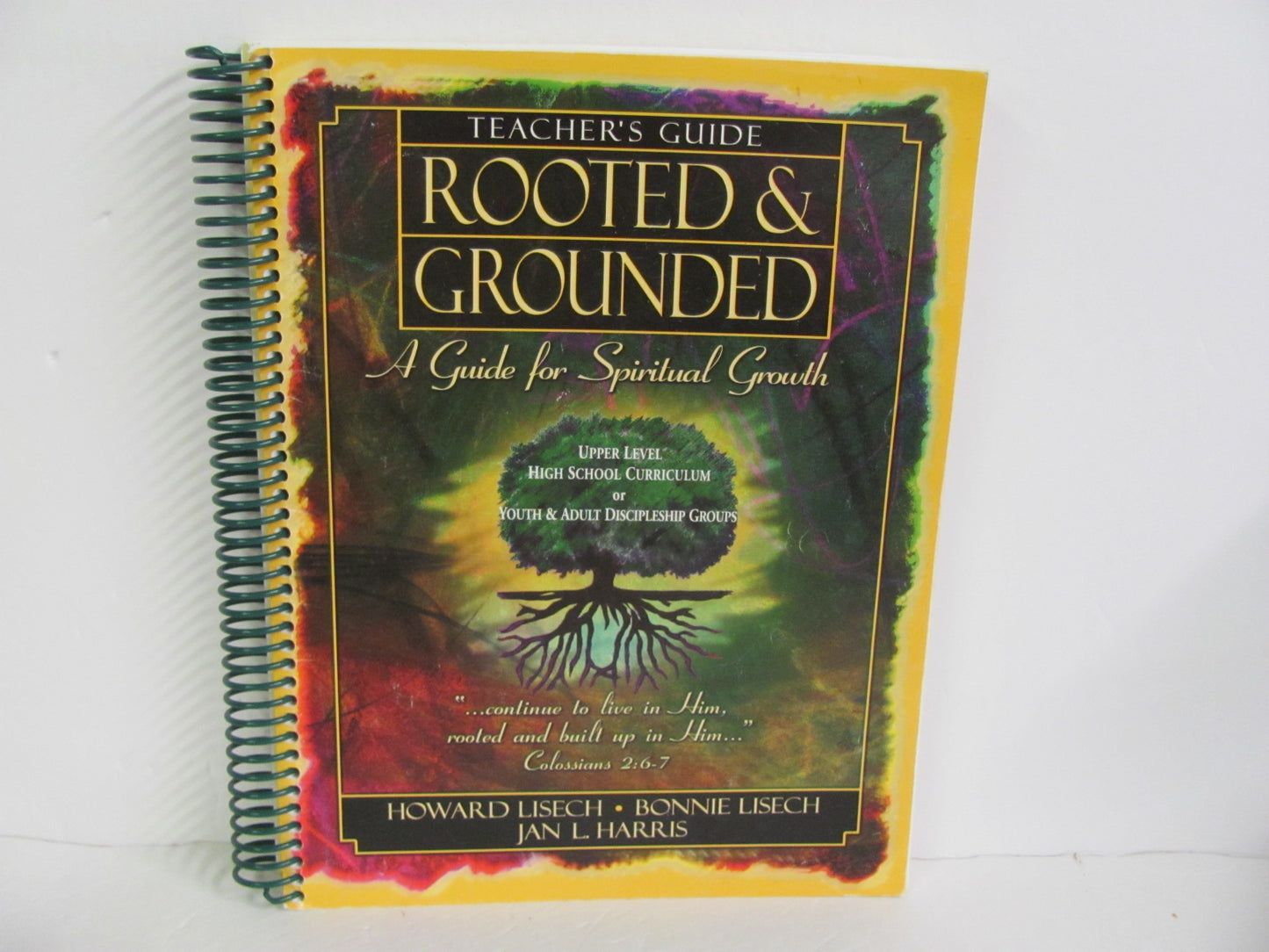 Rooted and Grounded Deeper Roots Teacher Guide  Pre-Owned Lisech Bible Textbooks