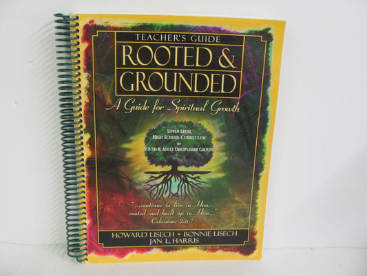 Rooted and Grounded Deeper Roots Teacher Guide  Pre-Owned Lisech Bible Textbooks
