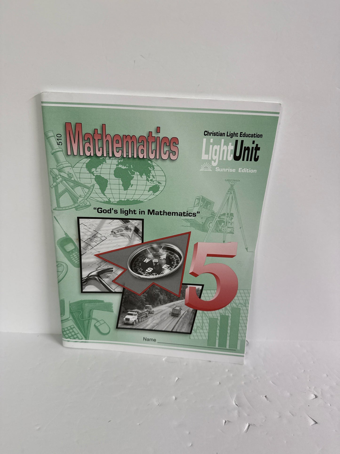 Math 5 Christian Light LightUnit Pre-Owned 5th Grade Mathematics Textbooks
