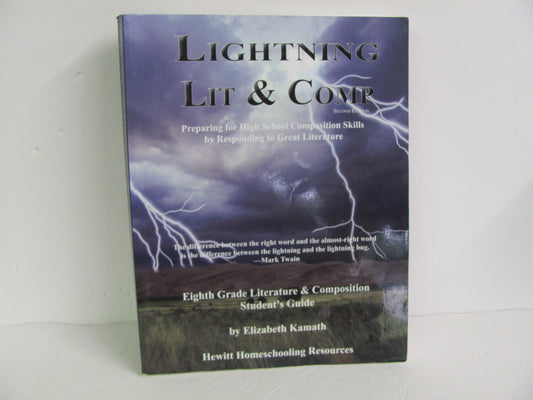 Lightning Lit & Comp Hewitt Student Guide Pre-Owned Kamath Language Textbooks