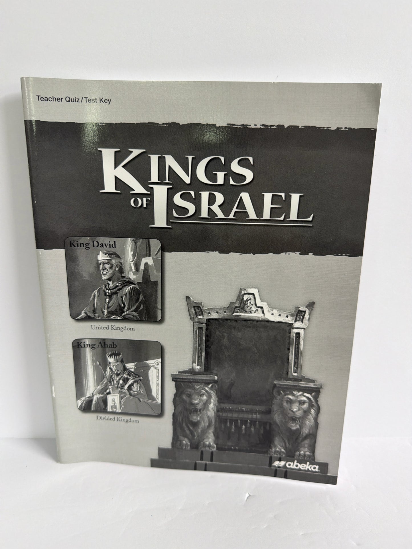 Kings of Israel Abeka Teacher Quiz/Test Key Pre-Owned 9th Grade Bible Textbooks