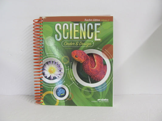 Order & Design Abeka Teacher Edition  Pre-Owned 7th Grade Science Textbooks