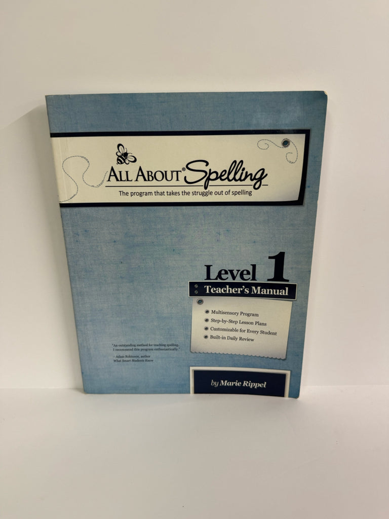 All About Spelling Level 1 All About Learning Marie Rippel Language Textbooks