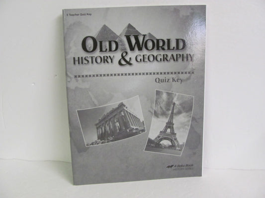 Old World History Abeka Quiz Key Pre-Owned 5th Grade History Textbooks