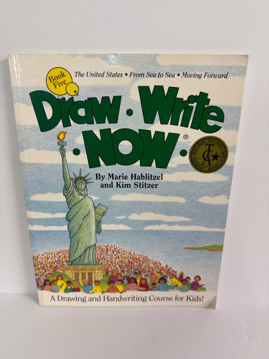 Draw Write Now Book 5 Barker Creek Student Book Pre-Owned Language Textbooks