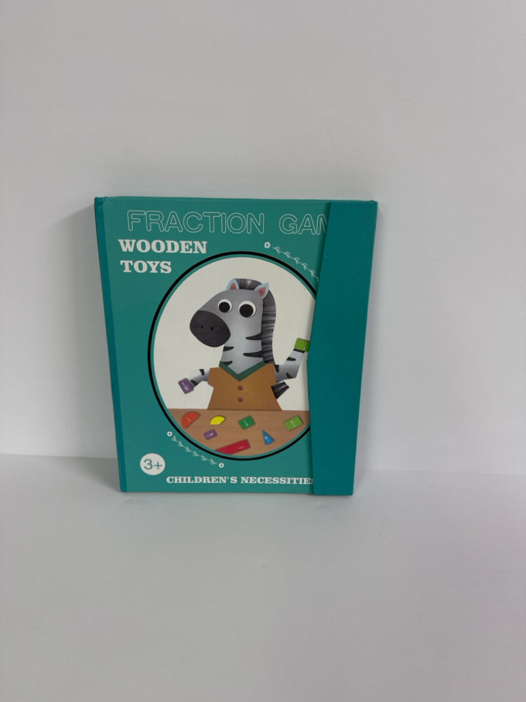 Fraction Game Children's Necessities Manipulative Set  Pre-Owned Manipulatives