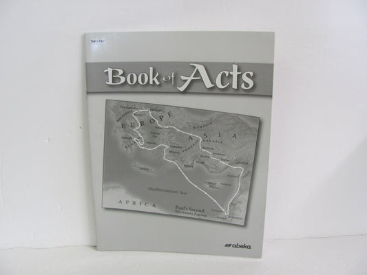 Book of Acts Abeka Test Key Pre-Owned 8th Grade Bible Textbooks