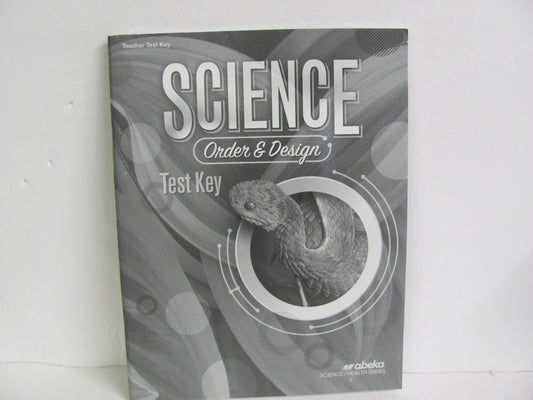 Order & Design Abeka Test Key Pre-Owned 7th Grade Science Textbooks