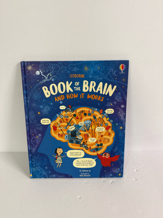 Book of the Brain and How It Works Dr. Betina lp Usborne Hardback Books