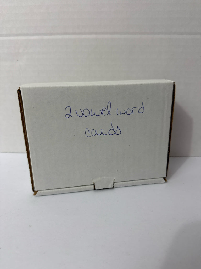Two Vowel Word Cards Abeka Cards Pre-Owned Kindergarten Language Textbooks