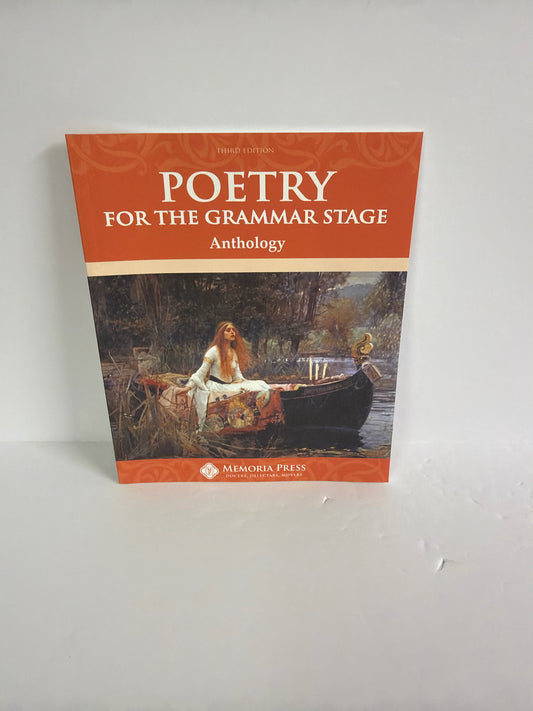 Poetry for the Grammar Stage Memoria Press Poetry  Pre-Owned Poetry Books