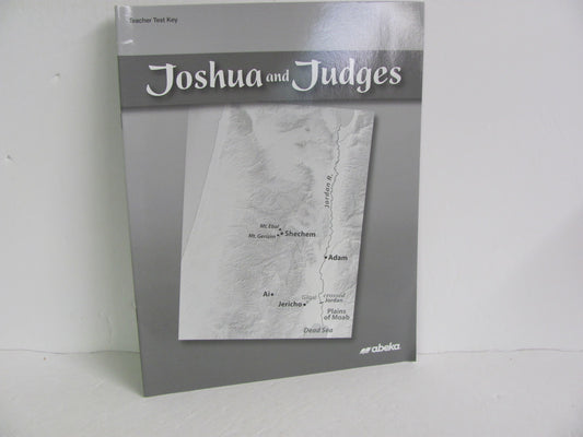 Joshua and Judges Abeka Test Key Pre-Owned 8th Grade Bible Textbooks