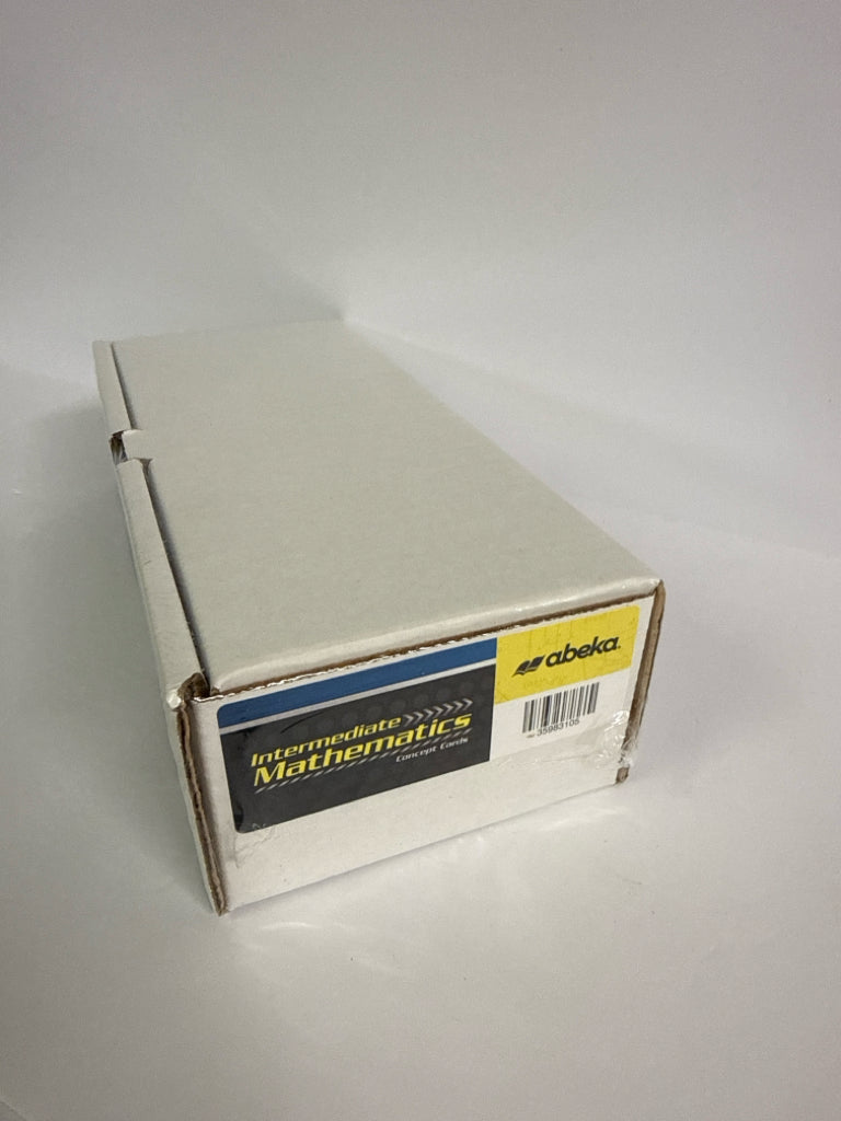 Intermediate Mathematics Abeka Concept Cards  Pre-owned Mathematics Textbooks