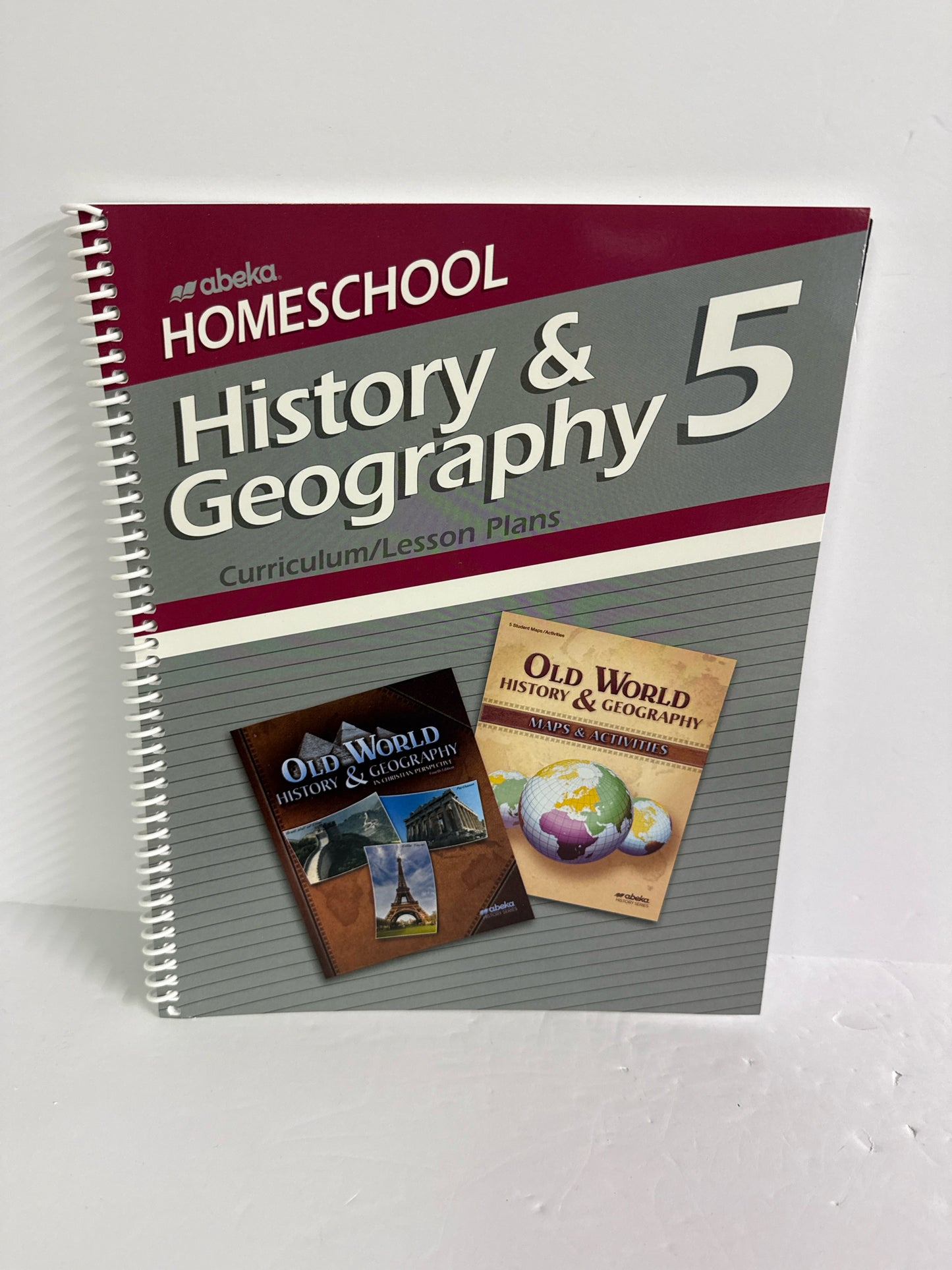 History & Geography Abeka Curriculum/Lesson Plan Pre-Owned History Textbooks