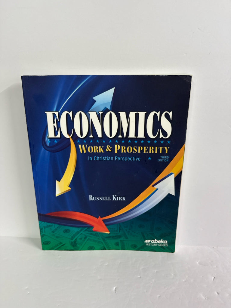 Economics Work & Prosperity Abeka Student Text  Pre-Owned History Textbooks
